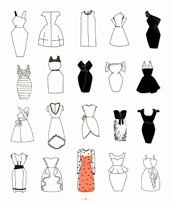 Arte*Contrapunto 20 formas de dibujar un vestido