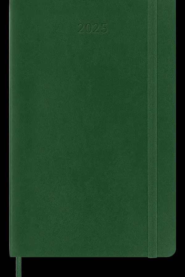 Agendas Moleskine*Ed. Moleskine Agenda 2025 - Diaria - Tapa blanda - Large - Verde mirto
