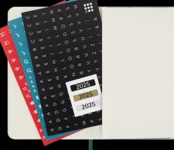 Agendas Moleskine*Ed. Moleskine Agenda 2025 - Diaria - Tapa blanda - Pocket - Verde mirto