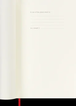 Agendas Moleskine*Ed. Moleskine Agenda 2025 - Diaria - Tapa blanda - Large - Rojo escarlata