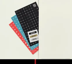 Agendas Moleskine*Ed. Moleskine Agenda 2025 - Diaria - Tapa blanda - Large - Rojo escarlata