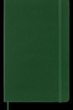 Agendas Moleskine*Ed. Moleskine Agenda 2025 - Diaria - Tapa dura - Large - Verde mirto