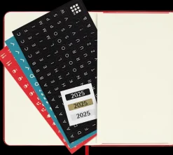 Agendas Moleskine*Ed. Moleskine Agenda 2025 - Diaria - Tapa dura - Pocket - Rojo escarlata