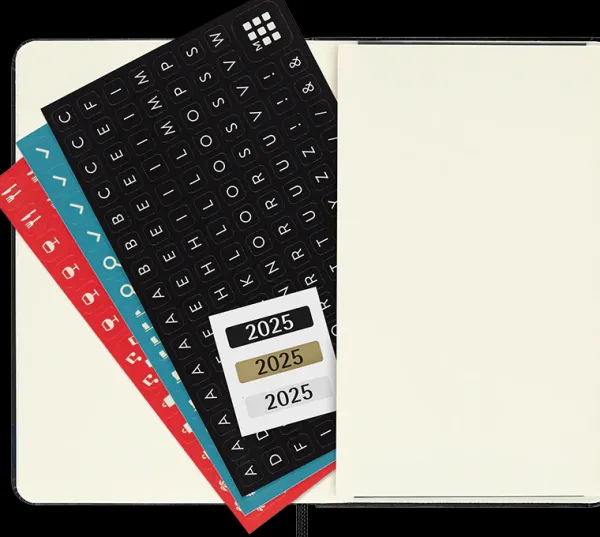 Agendas Moleskine*Ed. Moleskine Agenda 2025 - Diaria - Tapa dura - Pocket - Negro