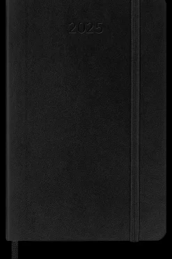 Agendas Moleskine*Ed. Moleskine Agenda 2025 - Mensual - Tapa blanda - Pocket - Negro