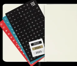 Agendas Moleskine*Ed. Moleskine Agenda 2025 - Mensual - Tapa blanda - Pocket - Negro