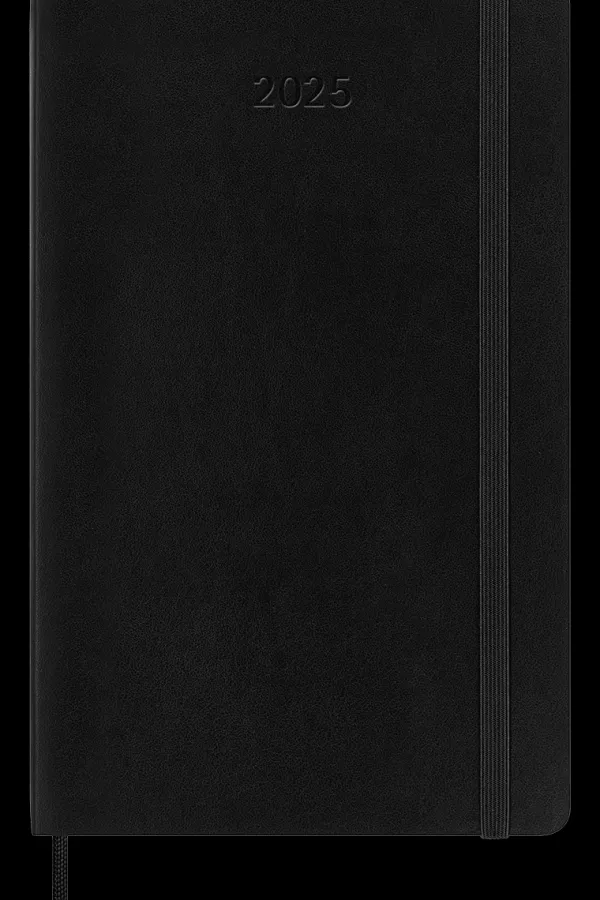 Agendas Moleskine*Ed. Moleskine Agenda 2025 - Mensual - Tapa blanda - Large - Negro