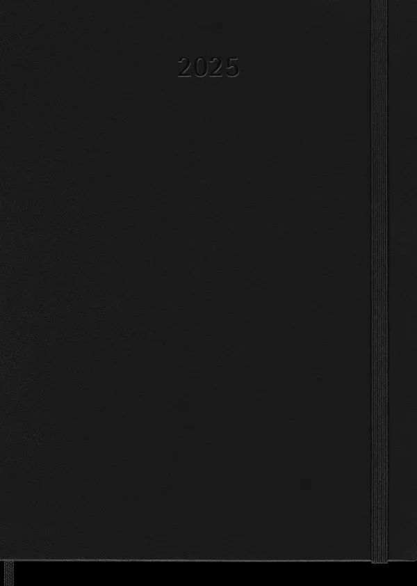 Agendas Moleskine*Ed. Moleskine Agenda 2025 - PRO Semanal vertical - Tapa dura - XL - Negro