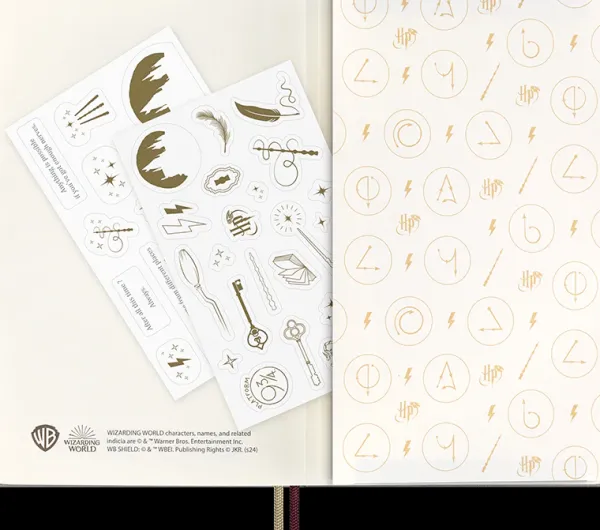 Agendas Moleskine*Ed. Moleskine Agenda 2025 - Semanal - Harry Potter - Tapa dura - Large
