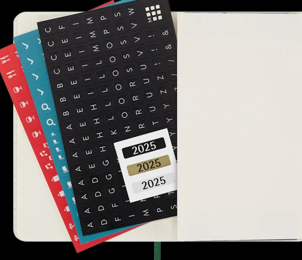 Agendas Moleskine*Ed. Moleskine Agenda 2025 - Semanal - Tapa blanda - Pocket - Verde mirto