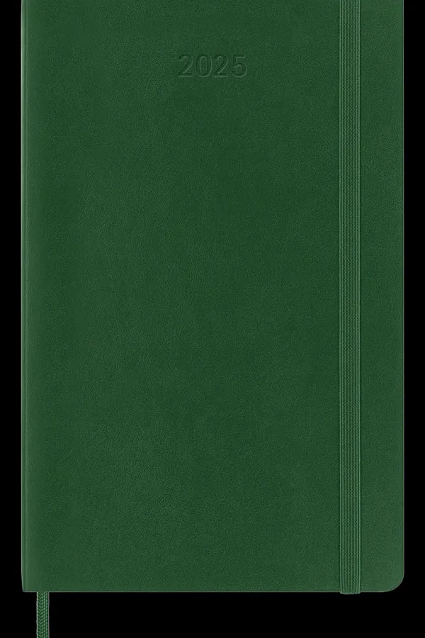 Agendas Moleskine*Ed. Moleskine Agenda 2025 - Semanal - Tapa blanda - Large - Verde mirto