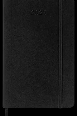 Agendas Moleskine*Ed. Moleskine Agenda 2025 - Semanal - Tapa blanda - Pocket - Negro
