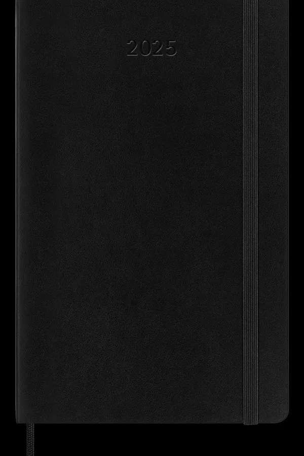 Agendas Moleskine*Ed. Moleskine Agenda 2025 - Semanal - Tapa blanda - Large - Negro