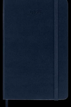 Agendas Moleskine*Ed. Moleskine Agenda 2025 - Semanal - Tapa dura - Pocket - Azul zafiro