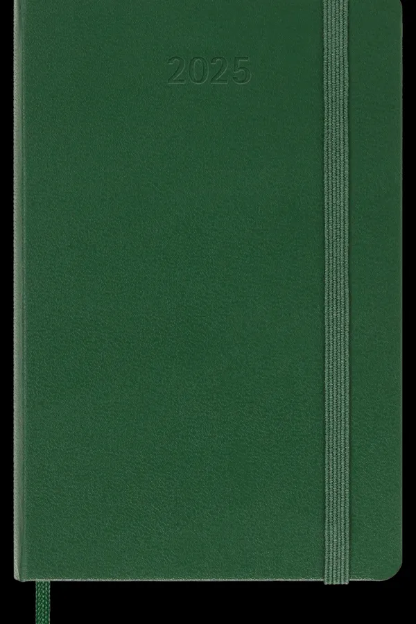 Agendas Moleskine*Ed. Moleskine Agenda 2025 - Semanal - Tapa dura - Pocket - Verde mirto
