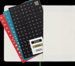 Agendas Moleskine*Ed. Moleskine Agenda 2025 - Semanal - Tapa dura - Pocket - Verde mirto