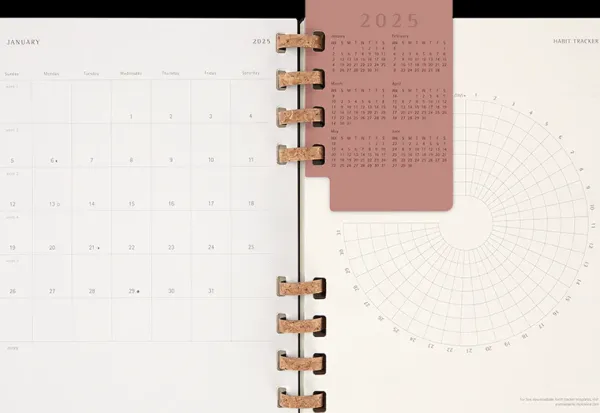 Agendas Moleskine*Ed. Moleskine Agenda 2025 en Espiral - Semanal / Mensual - Tapa dura - XL - Negro