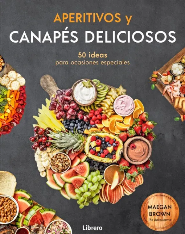 Recetas Y Técnicas Culinarias*Librero Aperitivos y canapés deliciosos