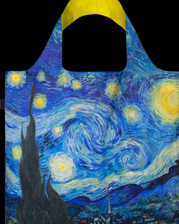 Loqi*Ed. LOQI Bolsa Van Gogh. Starry Night Neon Yellow
