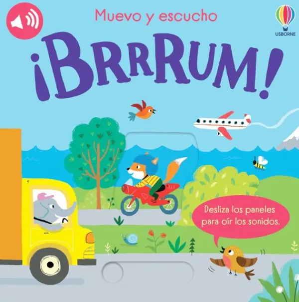 Primera Infancia*Usborne ¡Brrrum!. Muevo y escucho