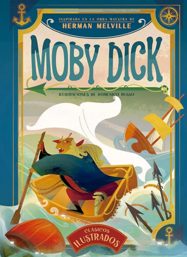 Cuentos Y Fábulas*Picarona Clásicos Ilustrados: Moby Dick