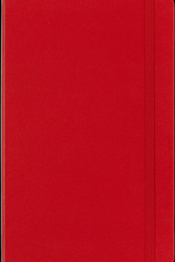 Cuadernos Clásicos*Ed. Moleskine Cuaderno Clásico - Tapa Dura - Large - Rojo escarlata - Lisa