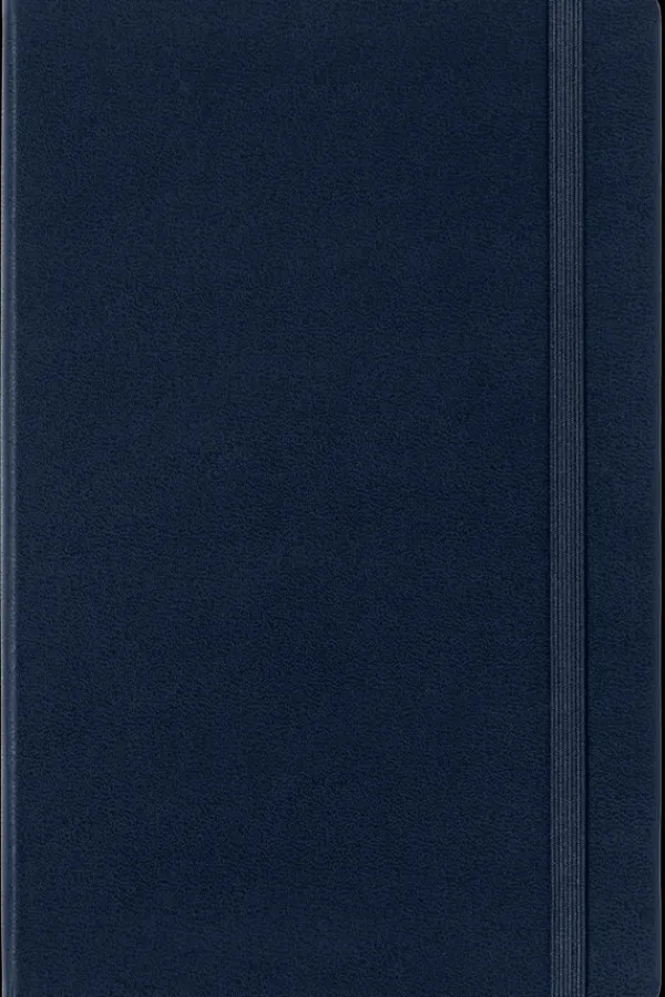 Cuadernos Clásicos*Ed. Moleskine Cuaderno Clásico - Tapa Dura - Large - Azul Zafiro - Cuadriculada