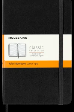 Cuadernos Clásicos*Ed. Moleskine Cuaderno Clásico - Tapa dura - Medium - Negro - De rayas