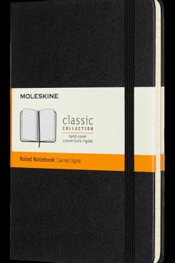 Cuadernos Clásicos*Ed. Moleskine Cuaderno Clásico - Tapa dura - Medium - Negro - De rayas