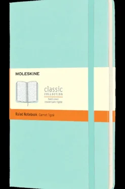 Cuadernos Clásicos*Ed. Moleskine Cuaderno Clásico - Tapa dura - Large - Verde menta - De rayas