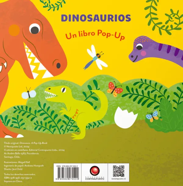 Primera Infancia*Contrapunto Dinosaurios. Un libro Pop-Up