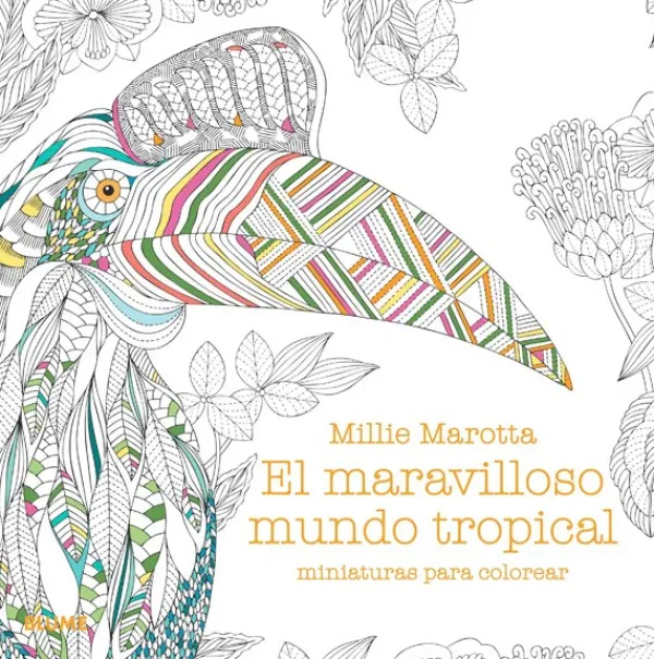 Libros Para Colorear*Blume El maravilloso mundo tropical Miniaturas para colorear