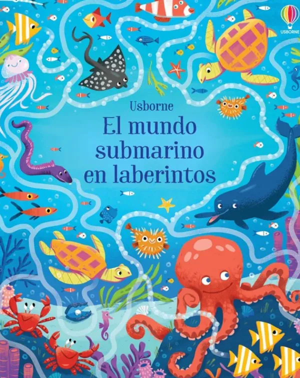 Actividades Y Puzzles*Usborne El mundo submarino en laberintos