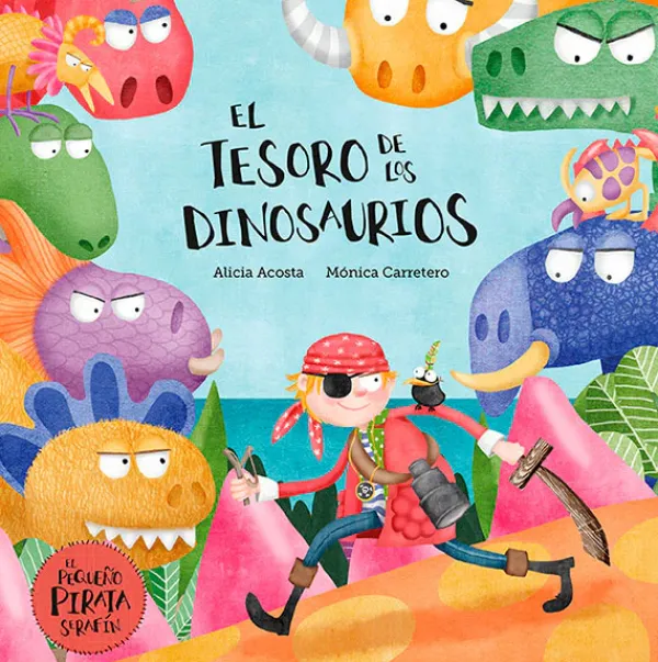 Álbum Ilustrado*Nubeocho El tesoro de los dinosaurios