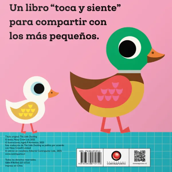 Primera Infancia*Contrapunto Este pequeño patito. Toca y siente