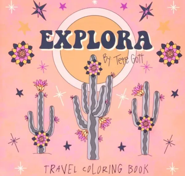 Libros Para Colorear*Tere Gott Explora - Travel coloring book