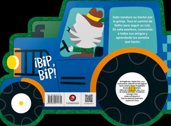 Primera Infancia*Contrapunto Gato y su tractor. ¡Bip, bip!
