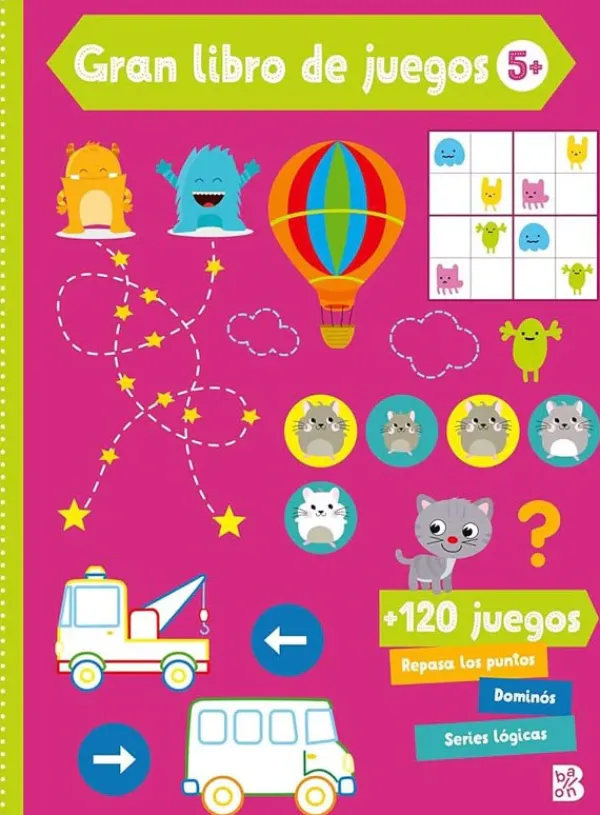 Mayor A 3 Años*Ballon Gran libro de juegos +5