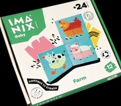 Pasatiempos*Imanix Baby Farm 12 piezas