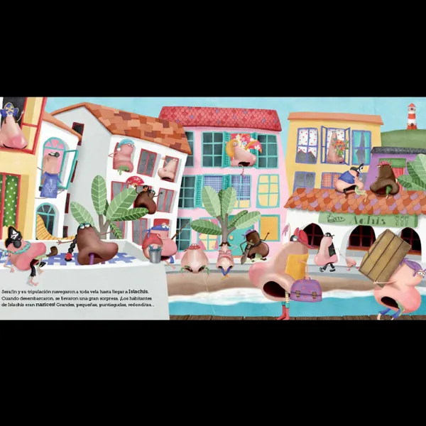 Álbum Ilustrado*Nubeocho La isla de los mocos