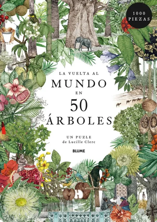 Arboles Y Plantas*Blume La vuelta al mundo en 50 árboles. Puzzle de 1000 piezas