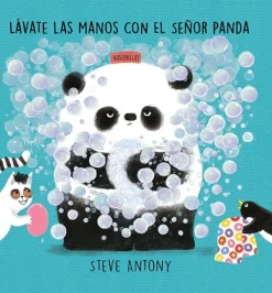 Álbum Ilustrado*Nubeocho Lavate las manos con el señor Panda