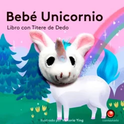 Primera Infancia*Contrapunto Libro con títere de dedo. Bebé Unicornio