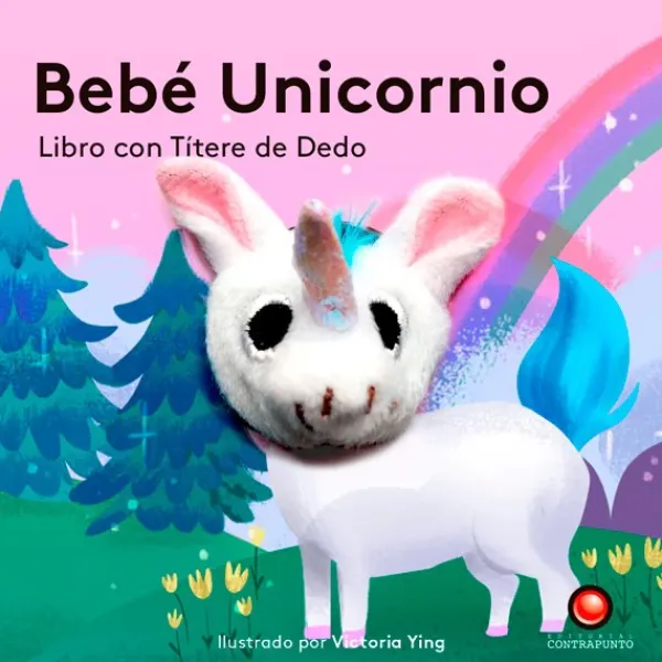 Primera Infancia*Contrapunto Libro con títere de dedo. Bebé Unicornio