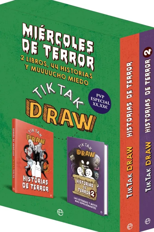 Literatura Infantil*La esfera de los libros Miércoles de terror. Pack TikTak Draw