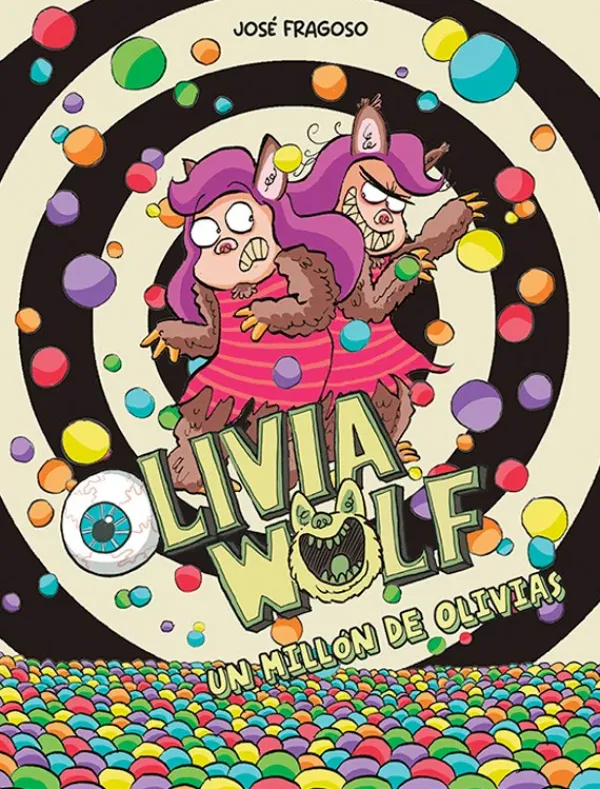 Álbum Ilustrado*Nubeocho Olivia Wolf. Un millón de olivias