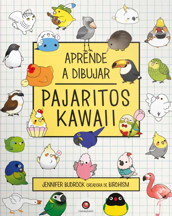 Guías De Dibujo*Contrapunto Pajaritos Kawaii. Aprende a dibujar