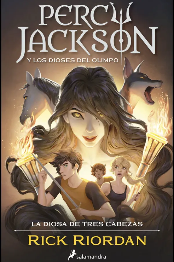 Novela Juvenil*Salamandra Percy Jackson. La diosa de tres cabezas