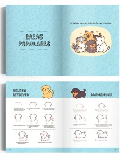 Guías De Dibujo*Contrapunto Perritos Kawaii. Aprende a dibujar