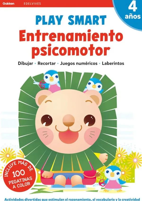 Actividades Y Puzzles*Edelvives Play Smart. 4 años. Entrenamiento psicomotor